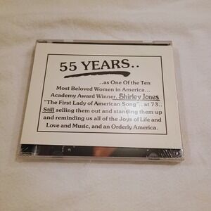Shirley Jones 55 Years CD Album 2000 Ingels Entertainment Factory Sealed New